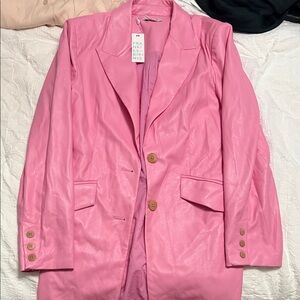 Frankie's Bikinis Vibrant Pink Blazer